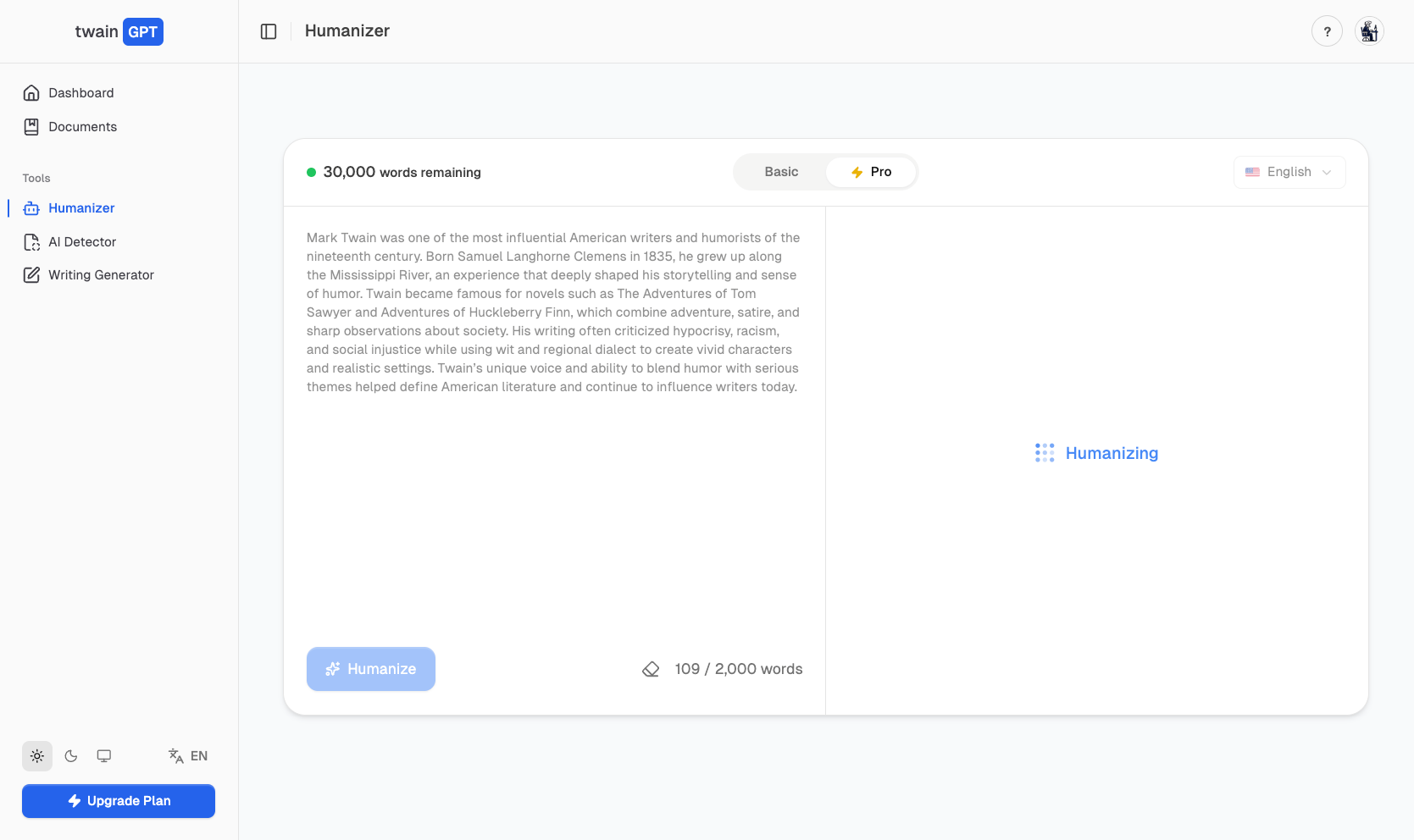Verva dashboard